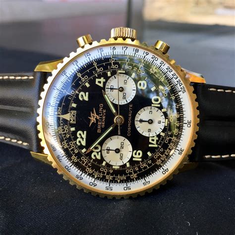 breitling 809 gold|Breitling Navitimer Cosmonaute 809 .